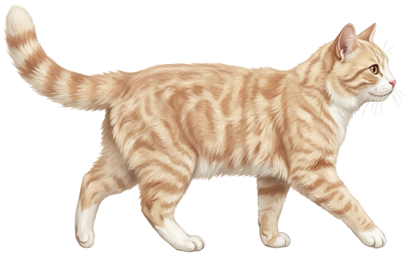 Peach Tabby Cat